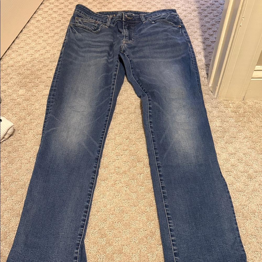 American Eagle Outfitters Blue Straight Leg Jeans
